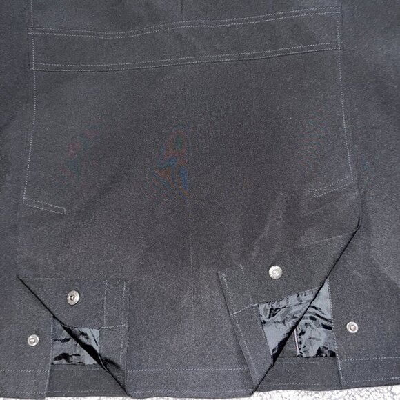 BLACK BROWN 1826 Hooded Jacket - Full Zip Dress Raincoat Overcoat - EUC -40R - Picture 13 of 16